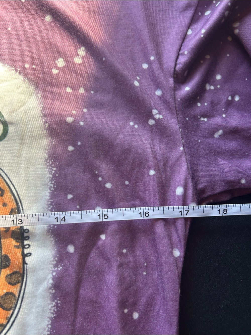 Unbranded Girls Size 9-10 Purple Pumpkin Print Long Sleeve Top - Picture 6 of 7